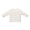 Beige gestreepte t-shirt - Stripe sand/white